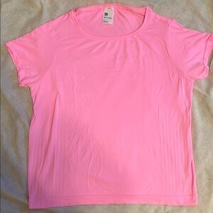 All in Motion Pink Fitted Short Sleeve T-Shirt